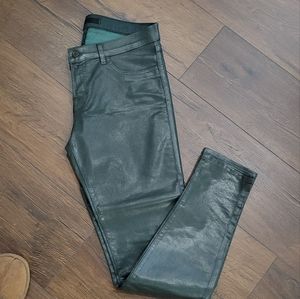 J Brand faux leather stretch skinny jean.